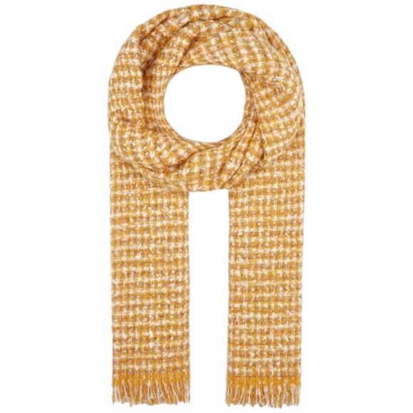 Mavi Jeans Yellow and Silver Knit Scarf Wrap - Picture 1 of 4